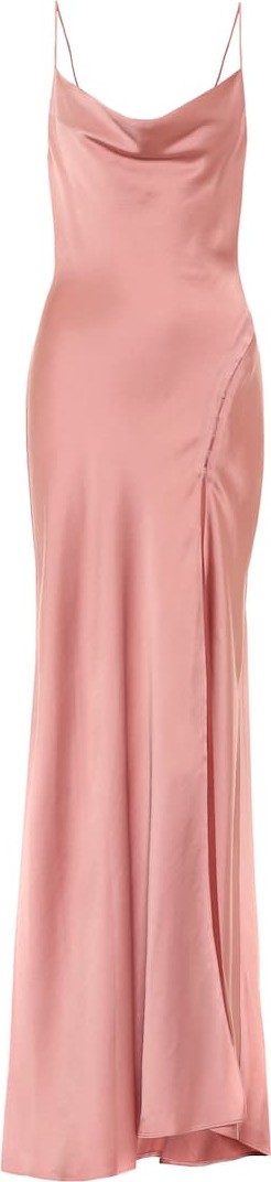 Jonathan Simkhai Satin maxi slip dress