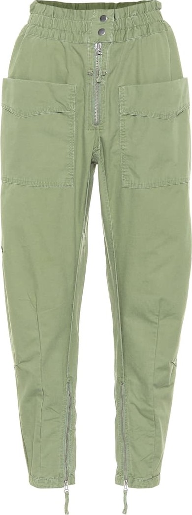 Isabel Marant Etoile Lecia high-rise carrot pants