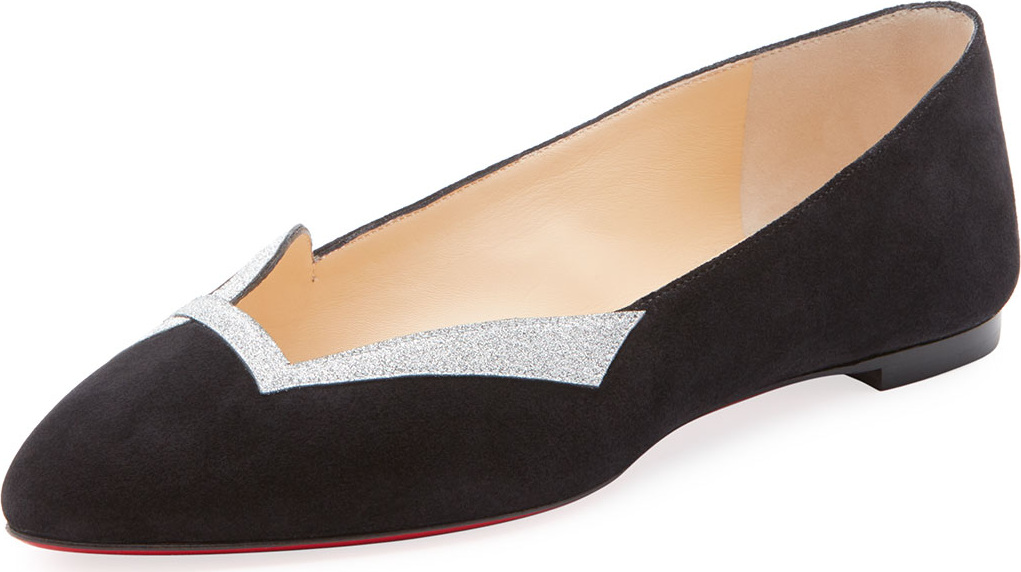 Christian Louboutin Love Red Sole Ballet Flat