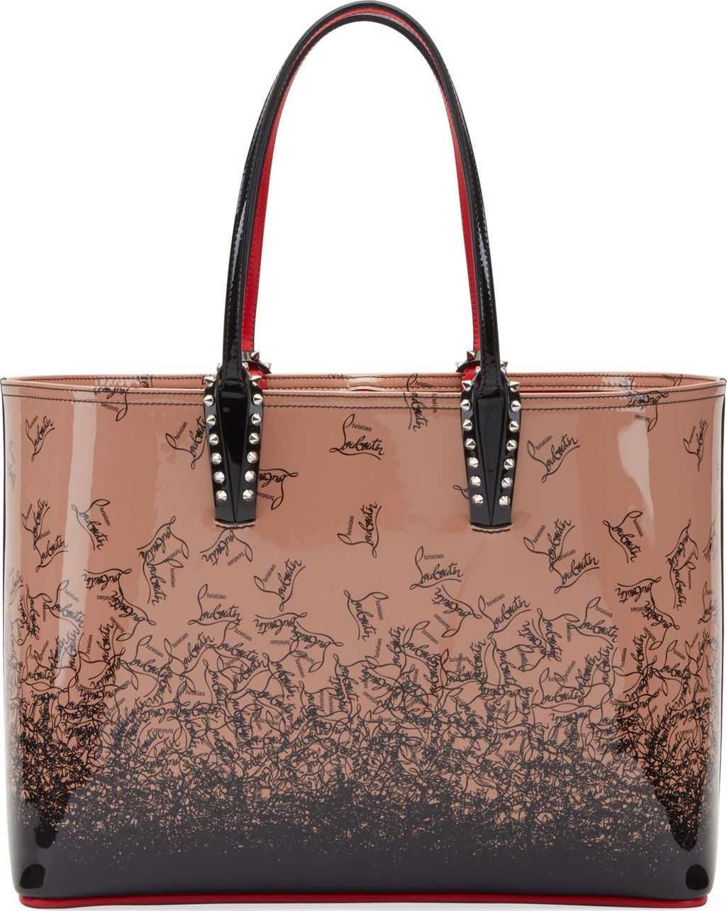 Christian Louboutin Cabata Patent Logo Tote Bag