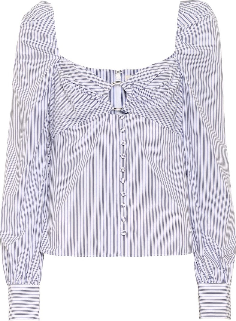 Jonathan Simkhai Striped cotton shirt