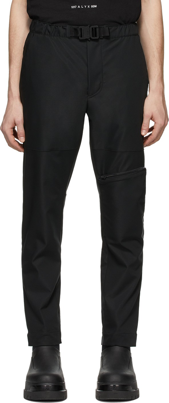 Moncler Genius 6 Moncler 1017 Alyx 9SM Black Sport Trousers