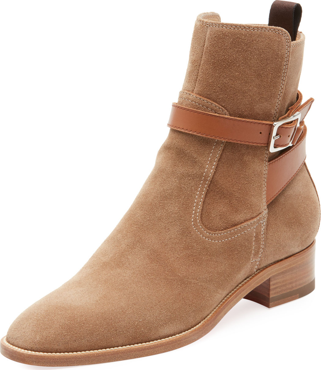 Christian Louboutin So Uguette Crosta Red Sole Bootie