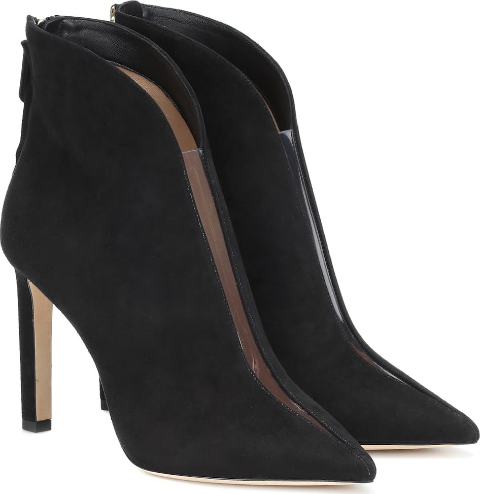 Jimmy Choo Bowie 100 suede ankle boots