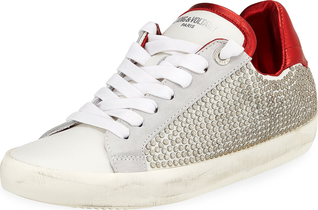 Zadig & Voltaire Side-Studded Low-Top Sneakers