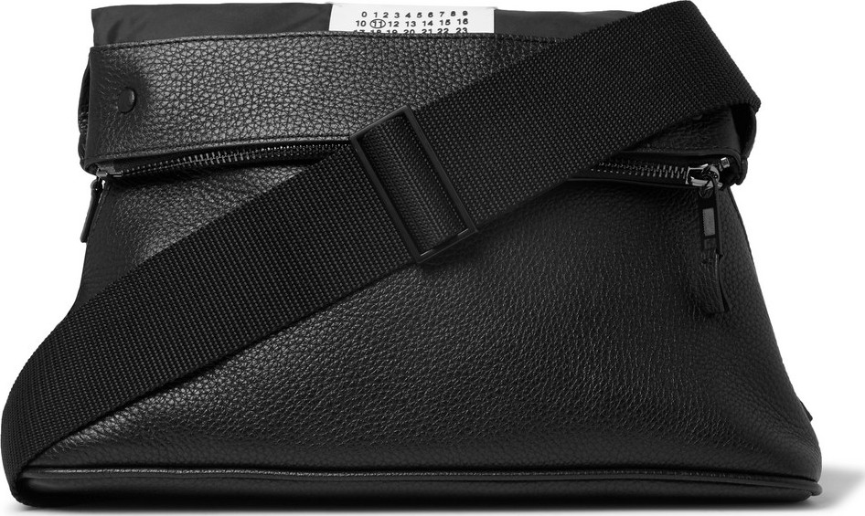 Maison Margiela Full-Grain Leather Messenger Bag