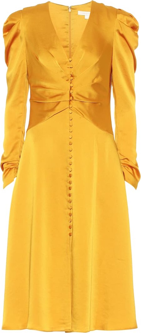 Jonathan Simkhai Crêpe-satin midi dress