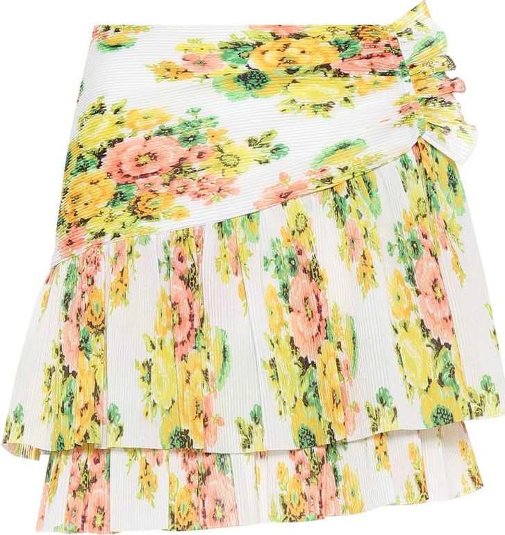 Zimmermann Golden Surfer pleated skirt