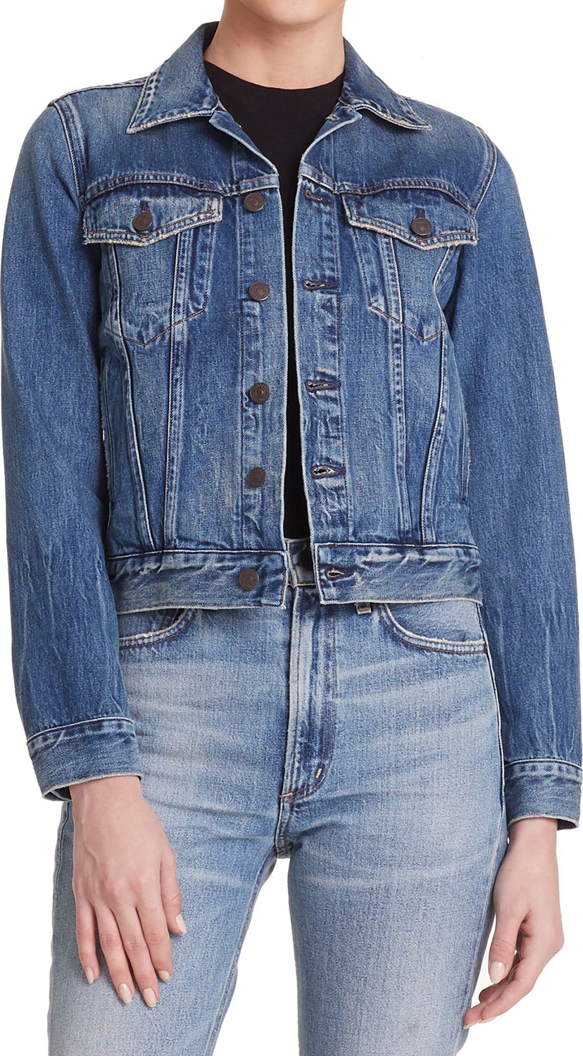 Citizens Of Humanity Nica Slim Cropped Denim Jacket