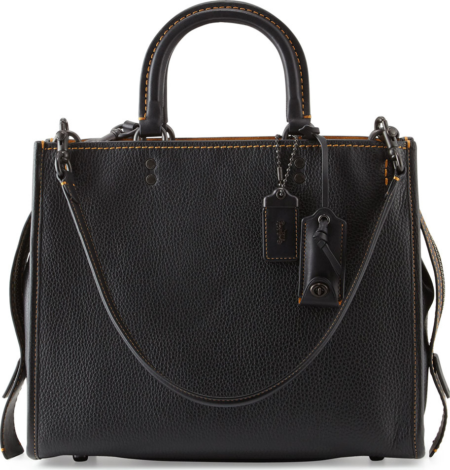 COACH 1941 Rogue Small Leather Tote Bag