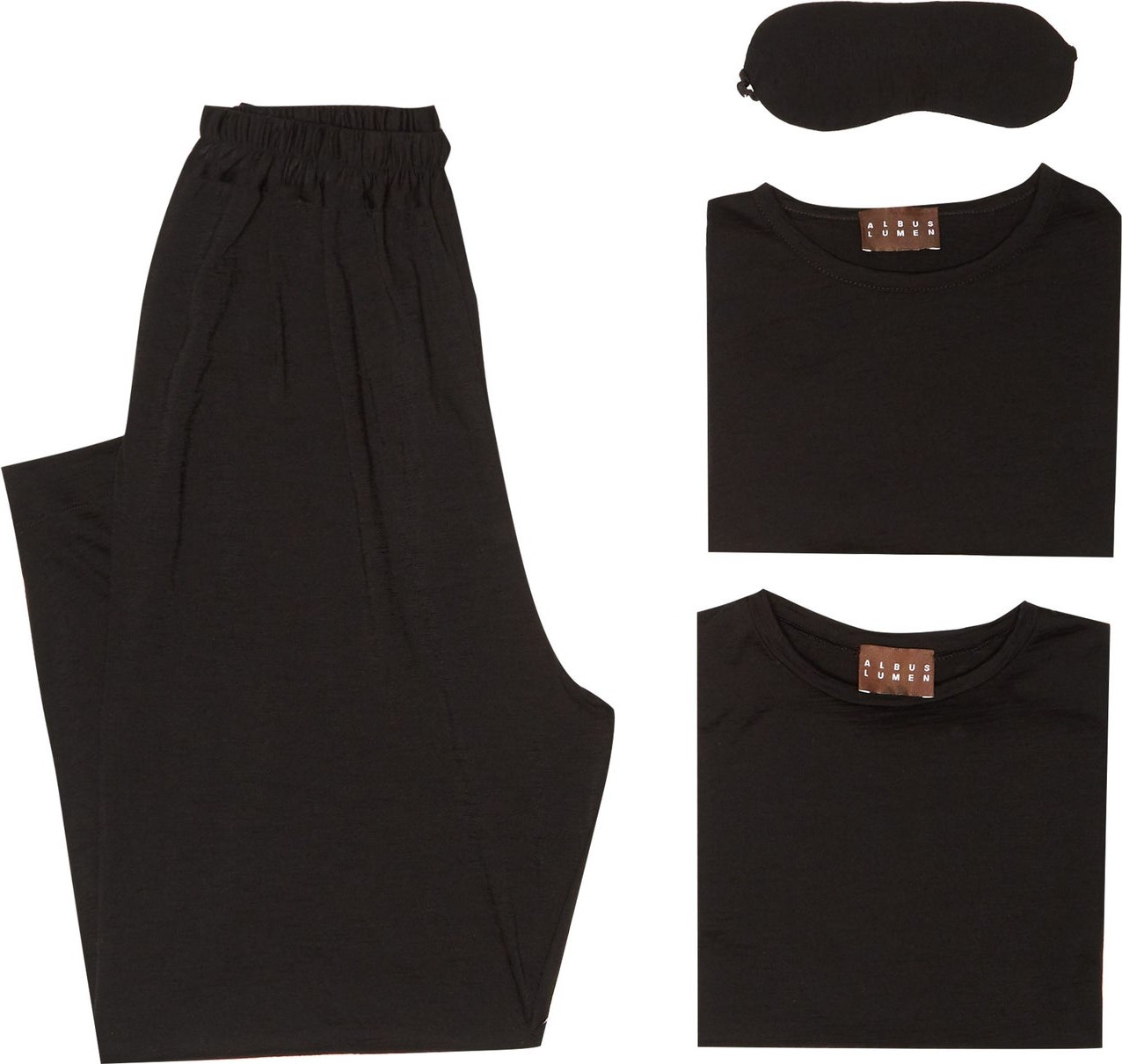 Albus Lumen Merino-wool jersey travel set