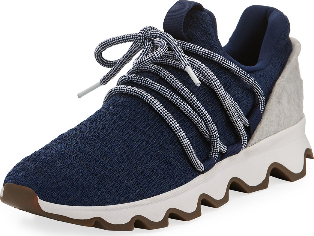 Sorel Kinetic Lace-Up Knit Sneakers