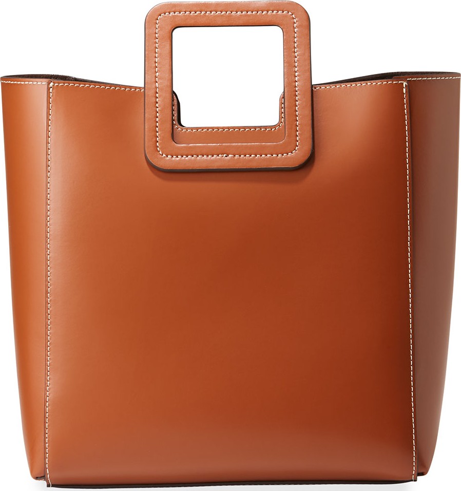 Staud Shirley Two-Piece Leather Tote Bag