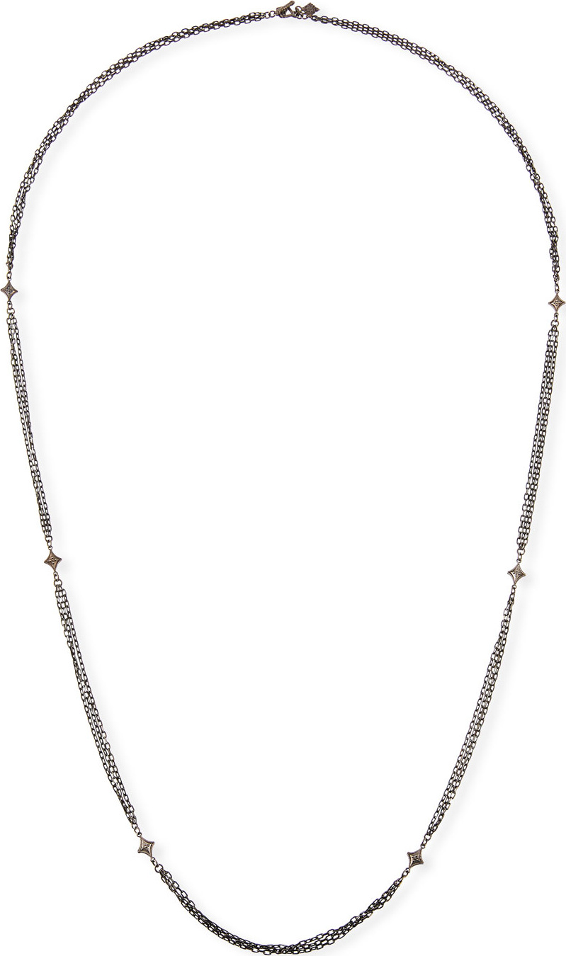Armenta New World Triple-Strand Necklace, 36"