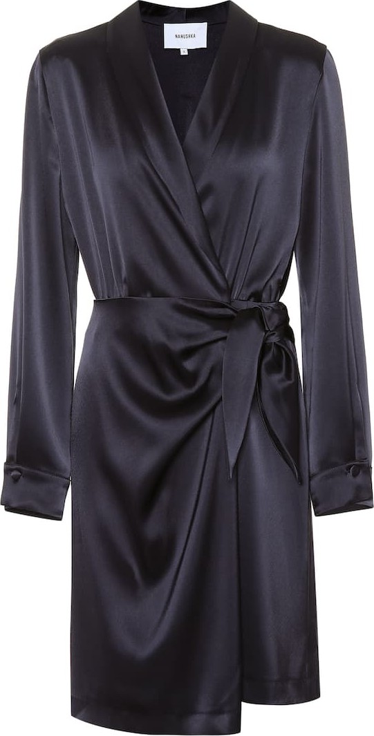 Nanushka Siwa satin dress