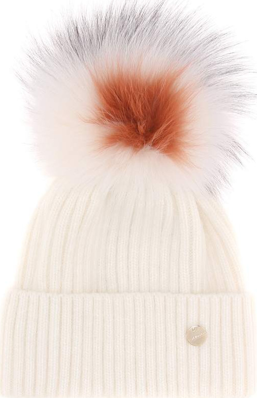 Yves Salomon Fur-trimmed beanie