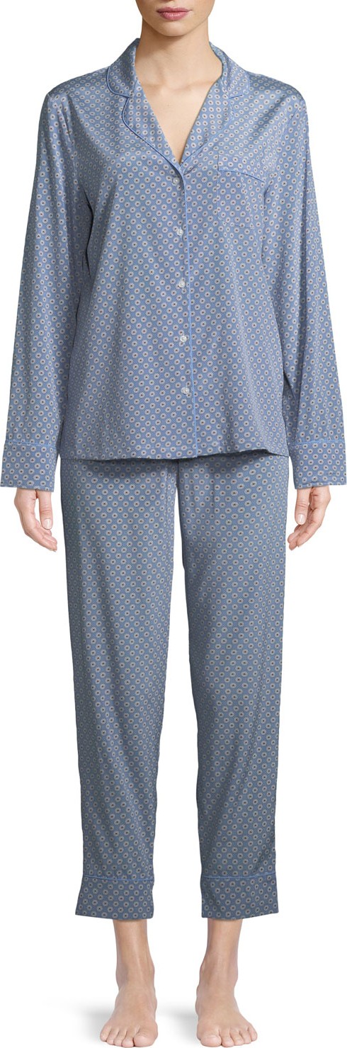 Stella McCartney Poppy Snoozing Pants Silk Pajama Set