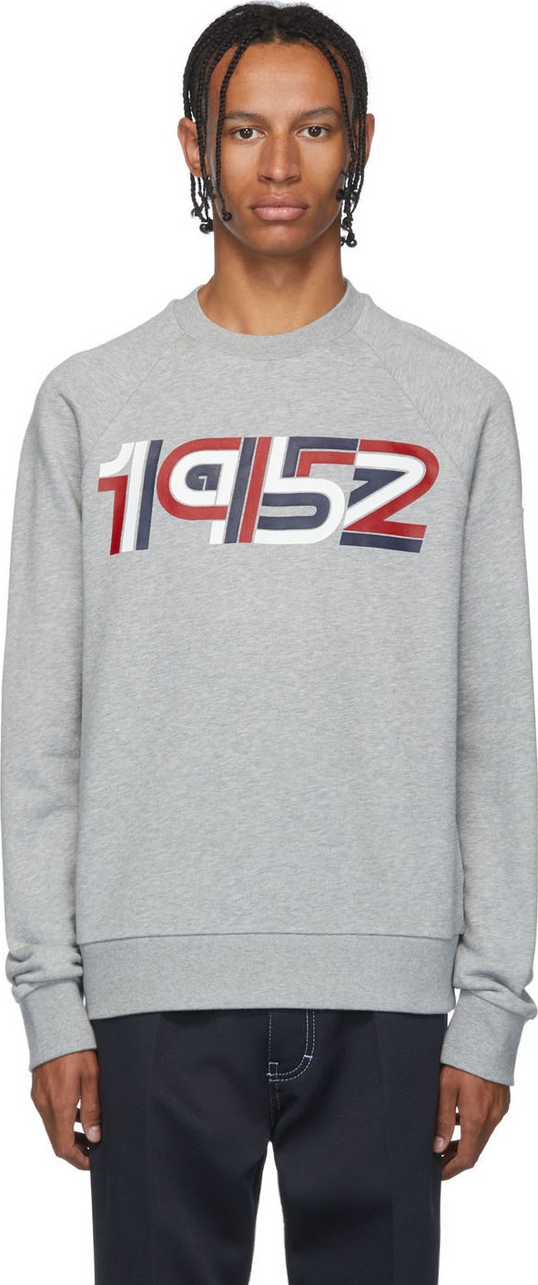 Moncler Genius 2 Moncler 1952 Grey Maglia Sweatshirt