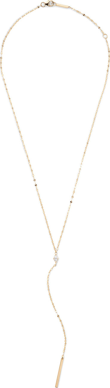 Lana 14k Gold Marquise Diamond Y-Drop Necklace