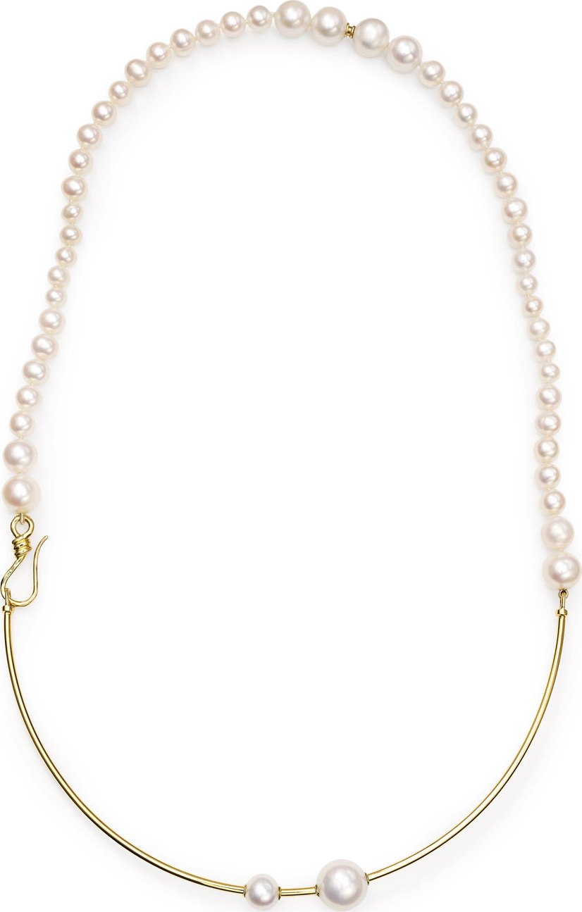 IPPOLITA Nova 18k Gold & Pearl Wire Necklace