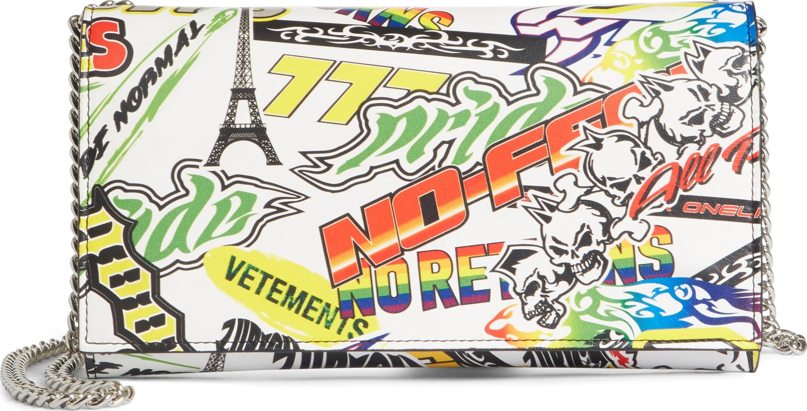 Vetements Sticker Wallet on a Chain