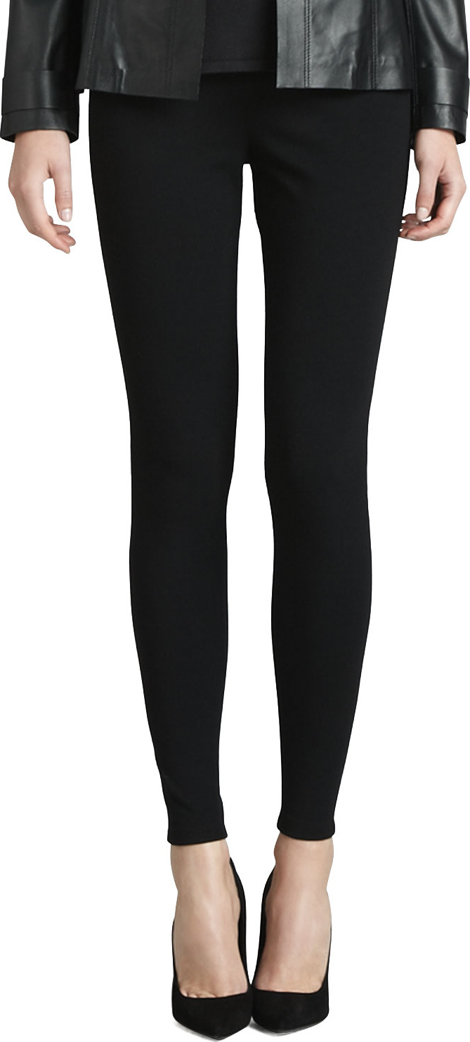 Lafayette 148 New York Stretch Viscose Jersey Leggings