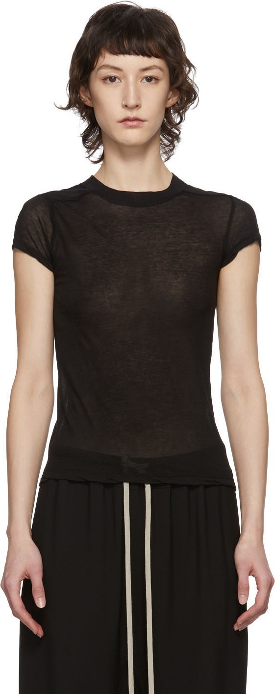 Rick Owens Black Short Level T-Shirt