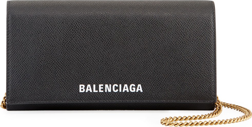 Balenciaga Ville Continental Wallet On Chain