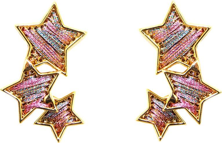Mignonne Gavigan New York Threaded Star Earrings