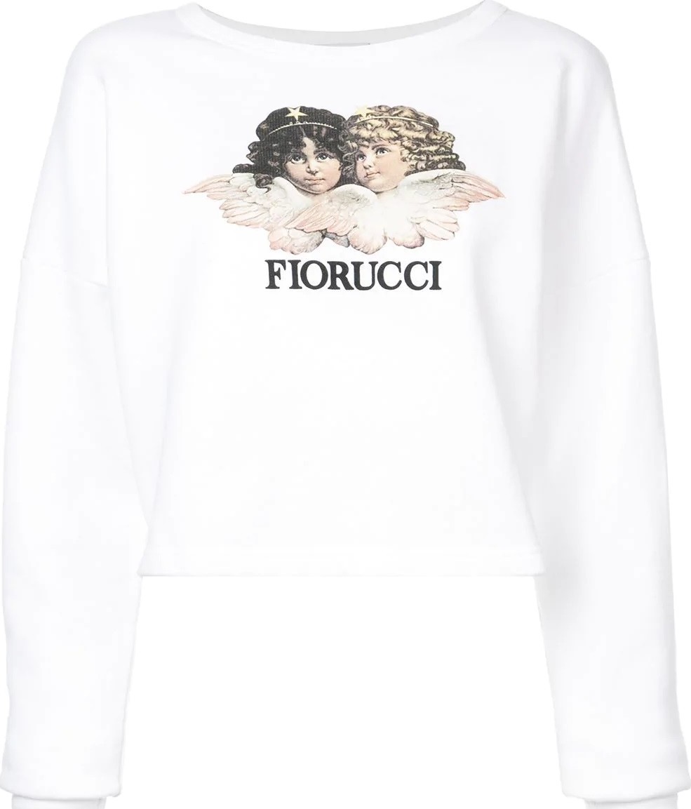 Fiorucci cropped logo sweater