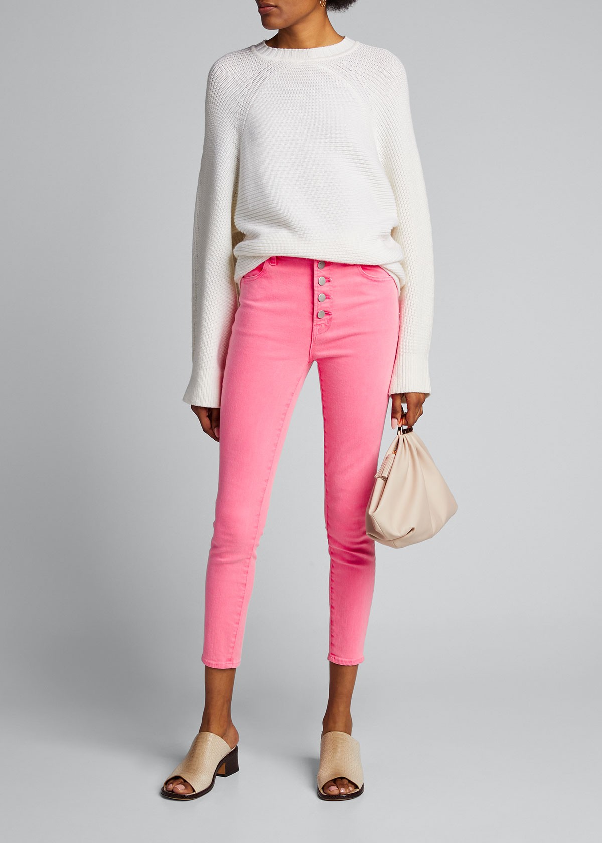 J BRAND Lillie High-Rise Cropped Skinny Jeans