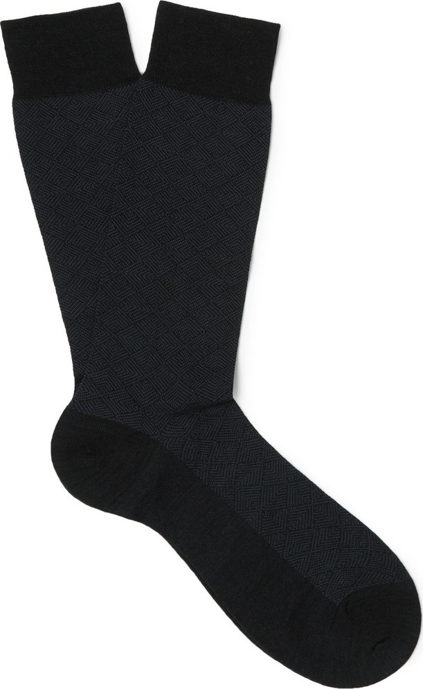 Pantherella Dunster Merino Wool-Blend Socks
