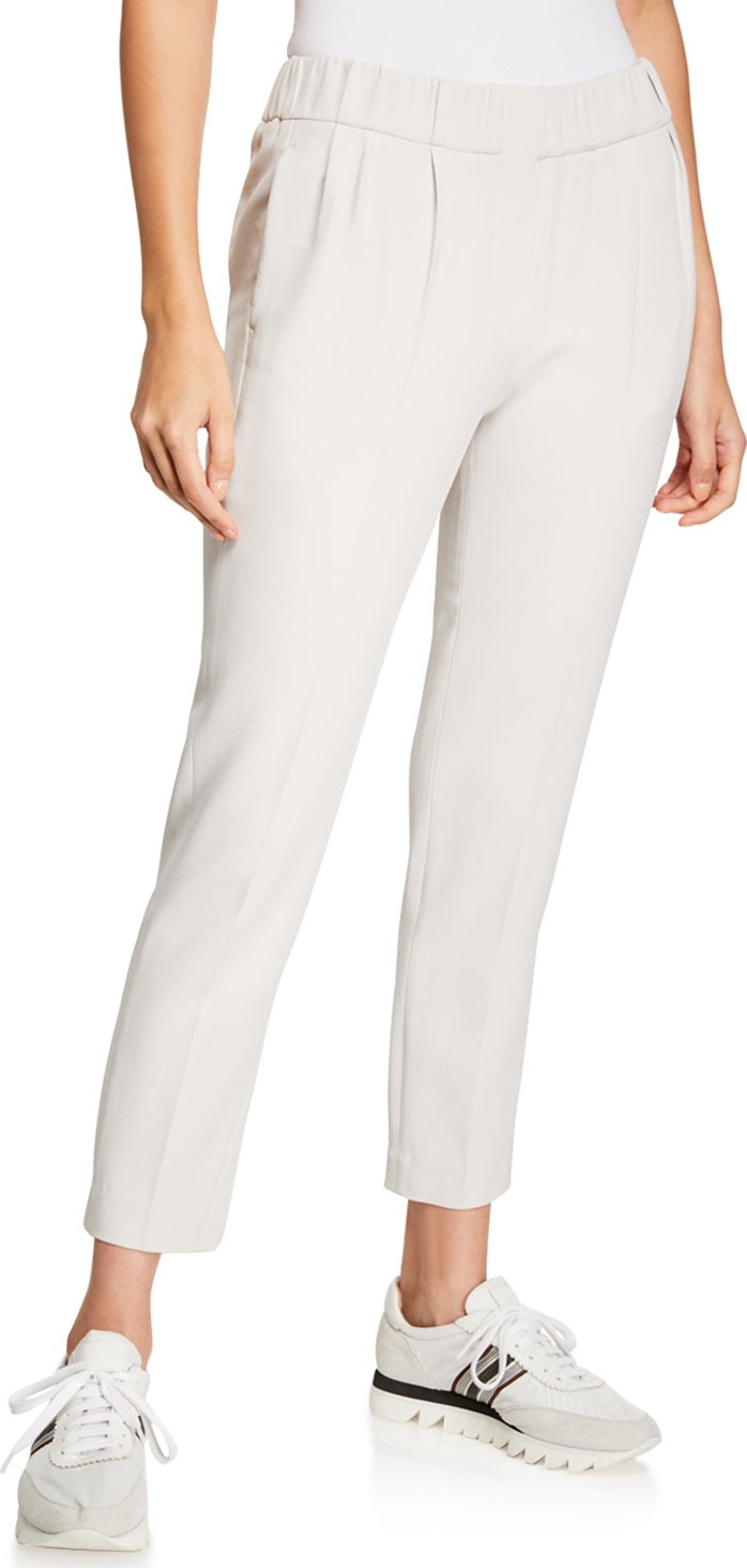 Brunello Cucinelli Silk Classic Pants