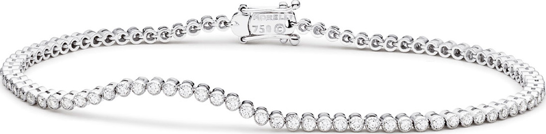 Paul Morelli Diamond Stitch Bracelet in 18K White Gold