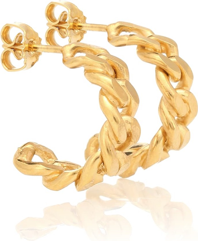 Orit Elhanati Rita Hoop Petite 24kt gold-plated earrings