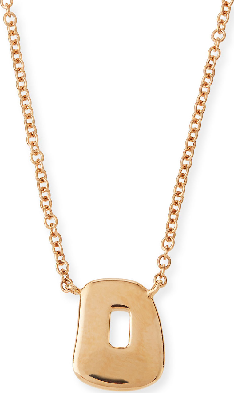 Mattioli Trapezoid Puzzle Pendant Necklace in 18K Rose Gold