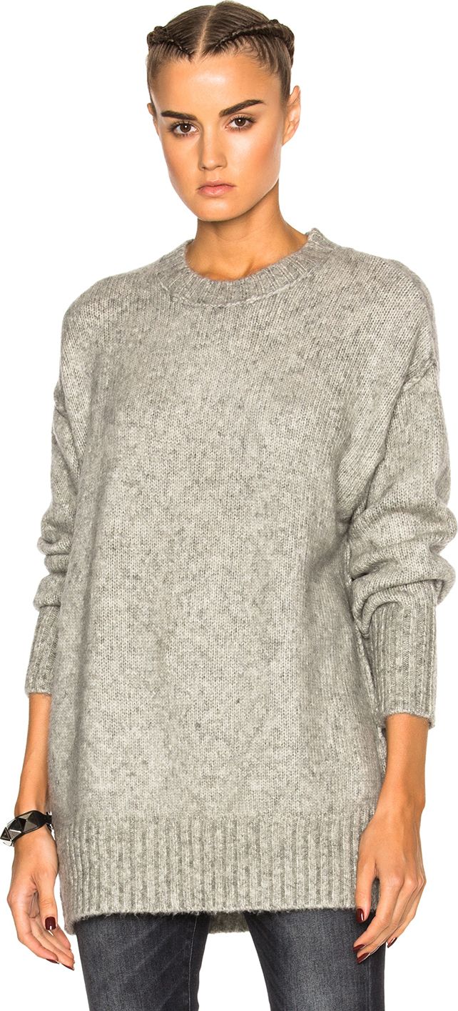 R13 Oversized Crewneck Sweater