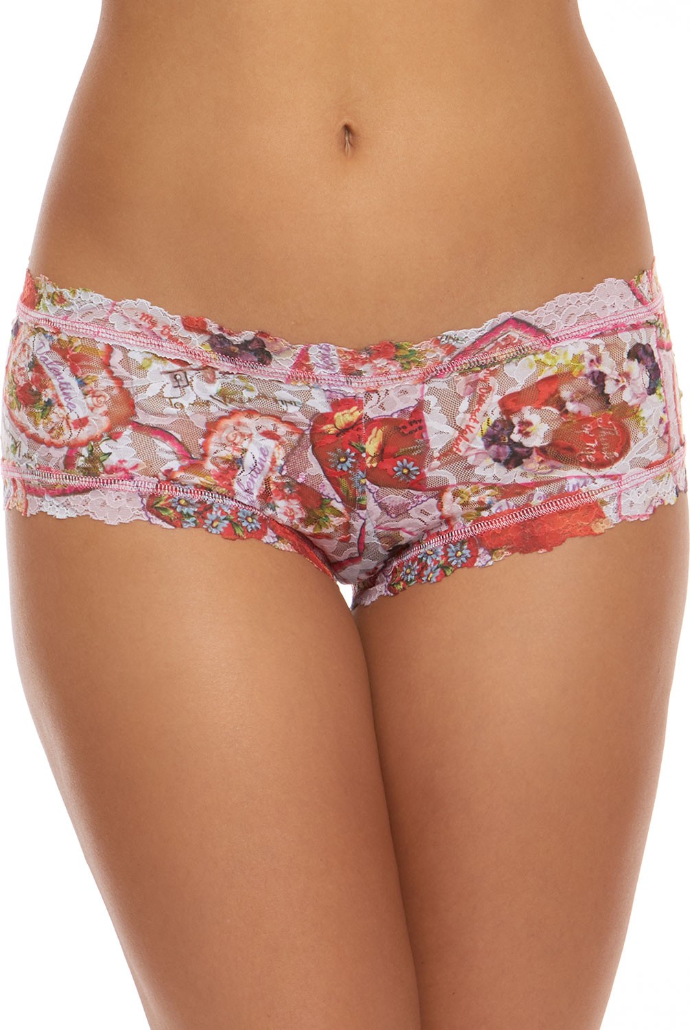 Hanky Panky Vintage Valentine Lace Boyshorts