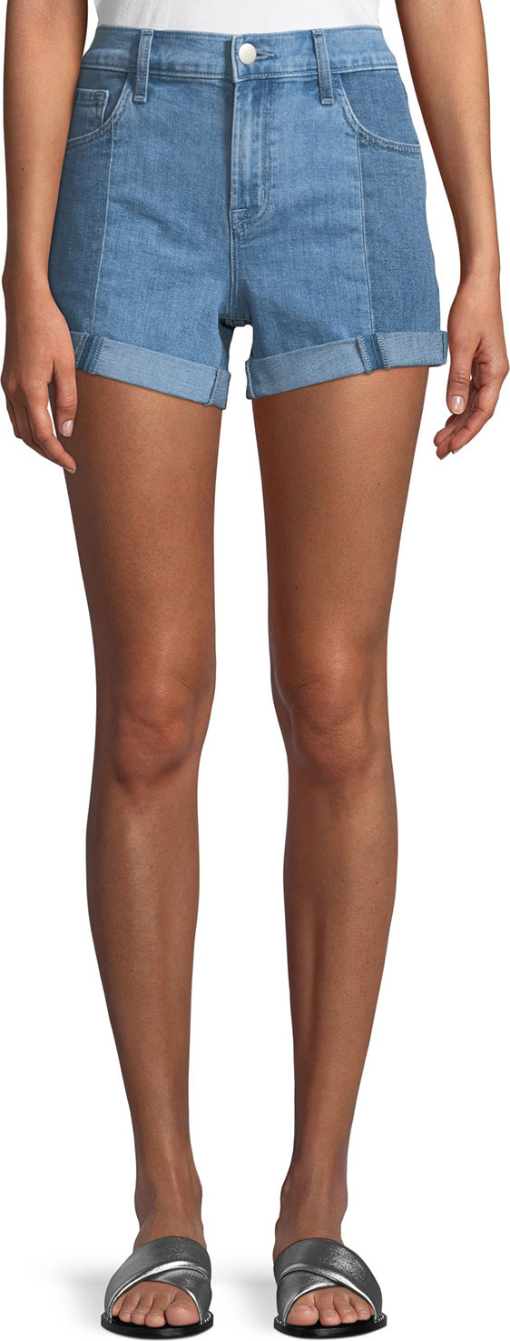 J BRAND Johnny Mid-Rise Denim Shorts