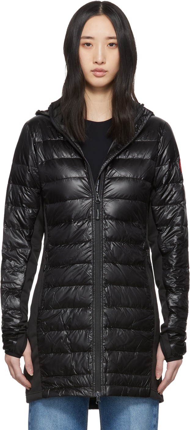 Canada Goose Black Down Hybridge Lite Coat