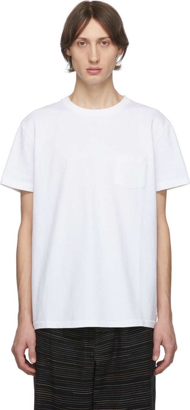 Schnayderman's White 'Hang-Dried Hank' T-Shirt