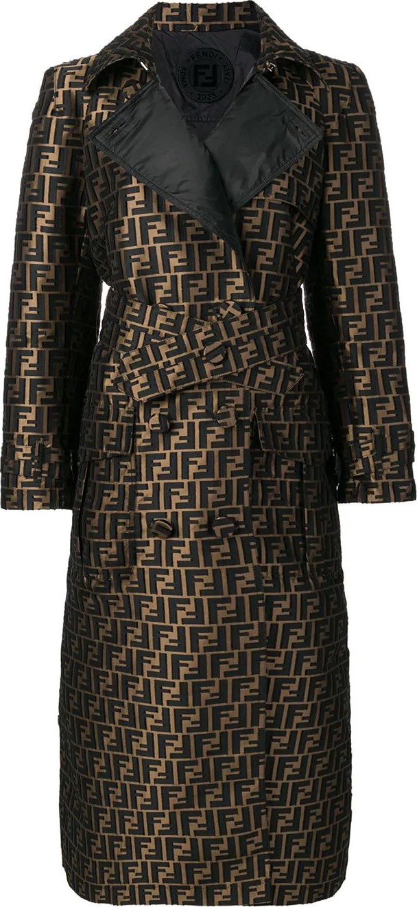 Fendi FF Motif trench coat