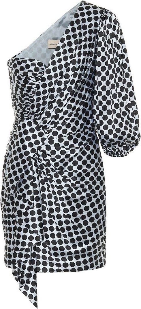 Alexandre Vauthier Dotted stretch-silk satin minidress