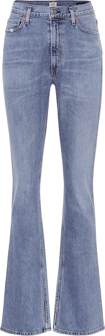 Citizens Of Humanity Blue Georgia high-rise bootcut jeans