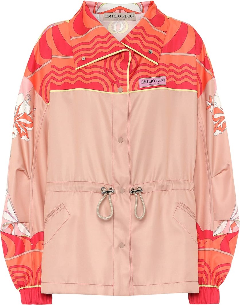 Emilio Pucci Printed twill jacket