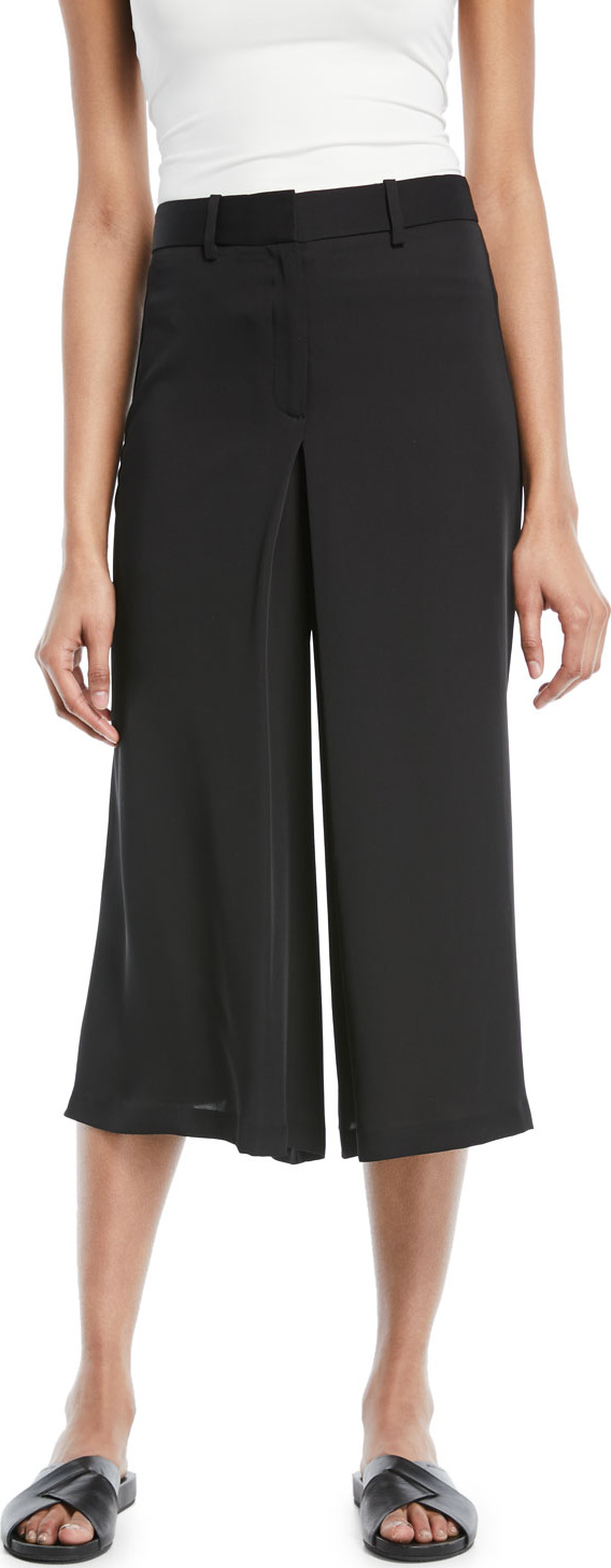Theory Modern Silk Georgette Skirt Trouser