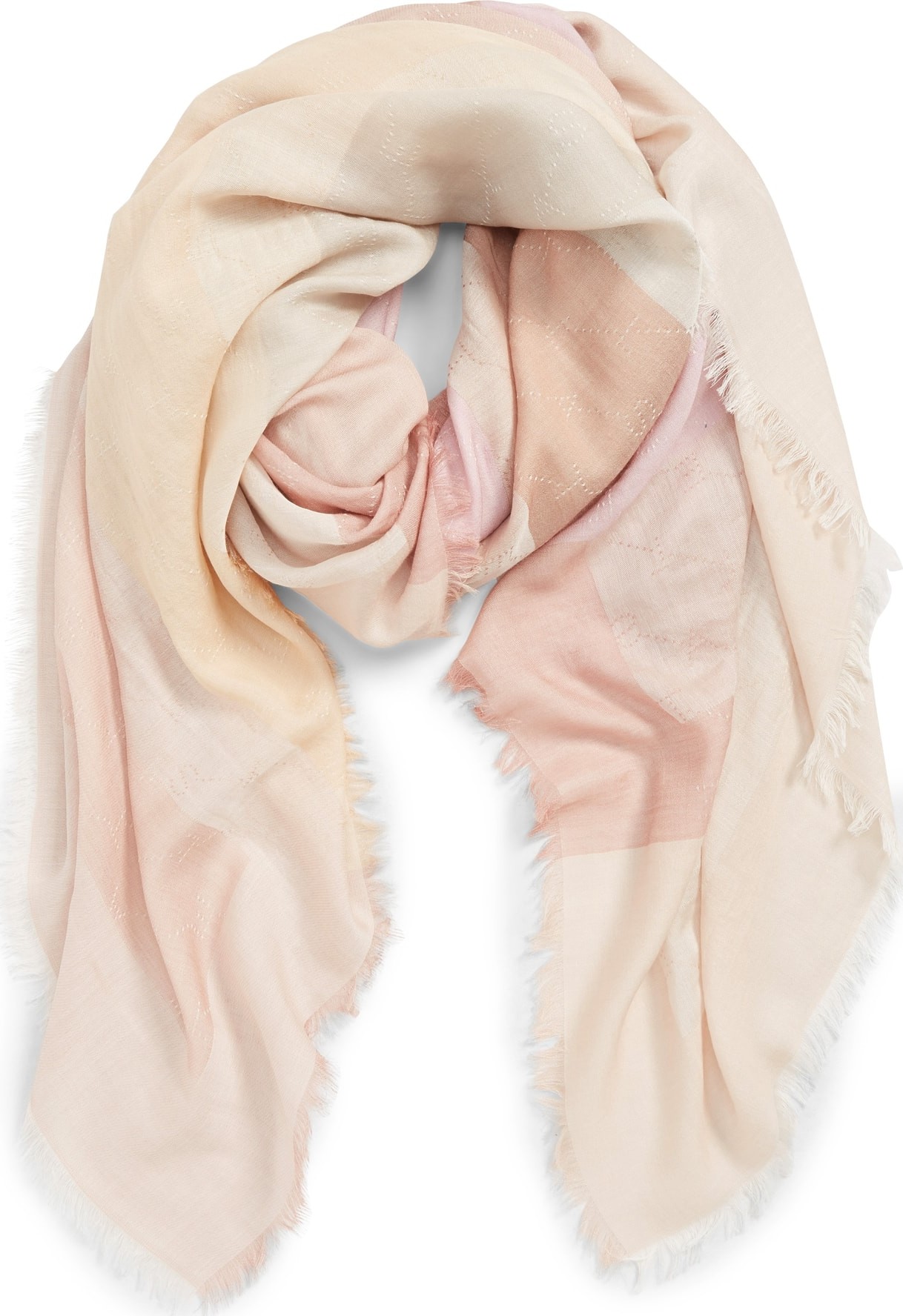 Stella McCartney Monogram Ombré Stripe Scarf