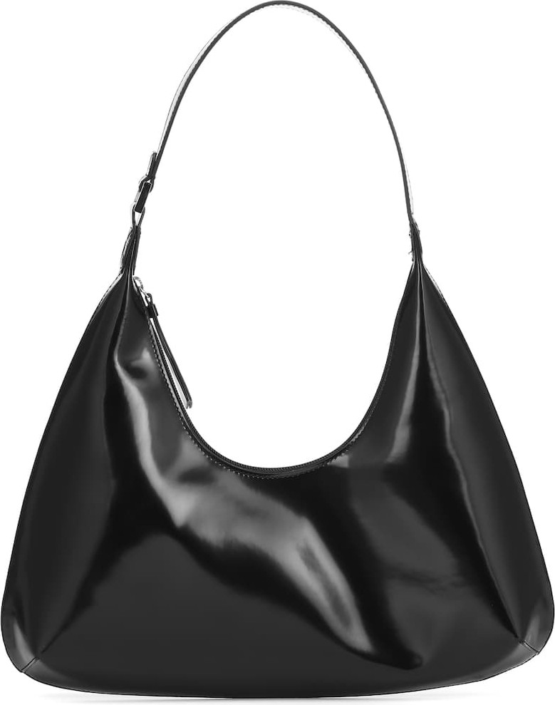 By Far Amber patent leather shoulder bag
