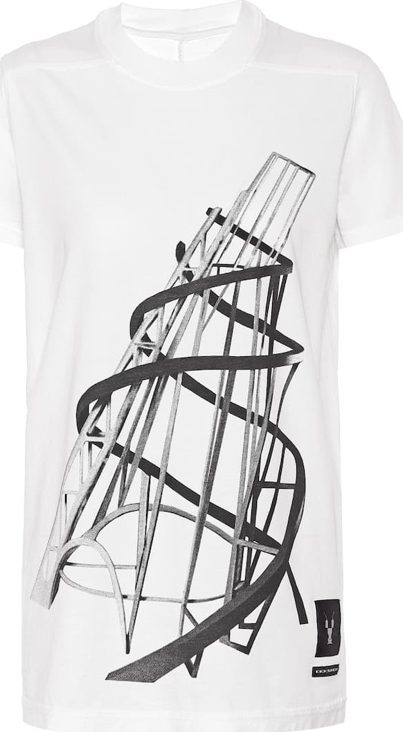 Rick Owens DRKSHDW printed cotton T-shirt