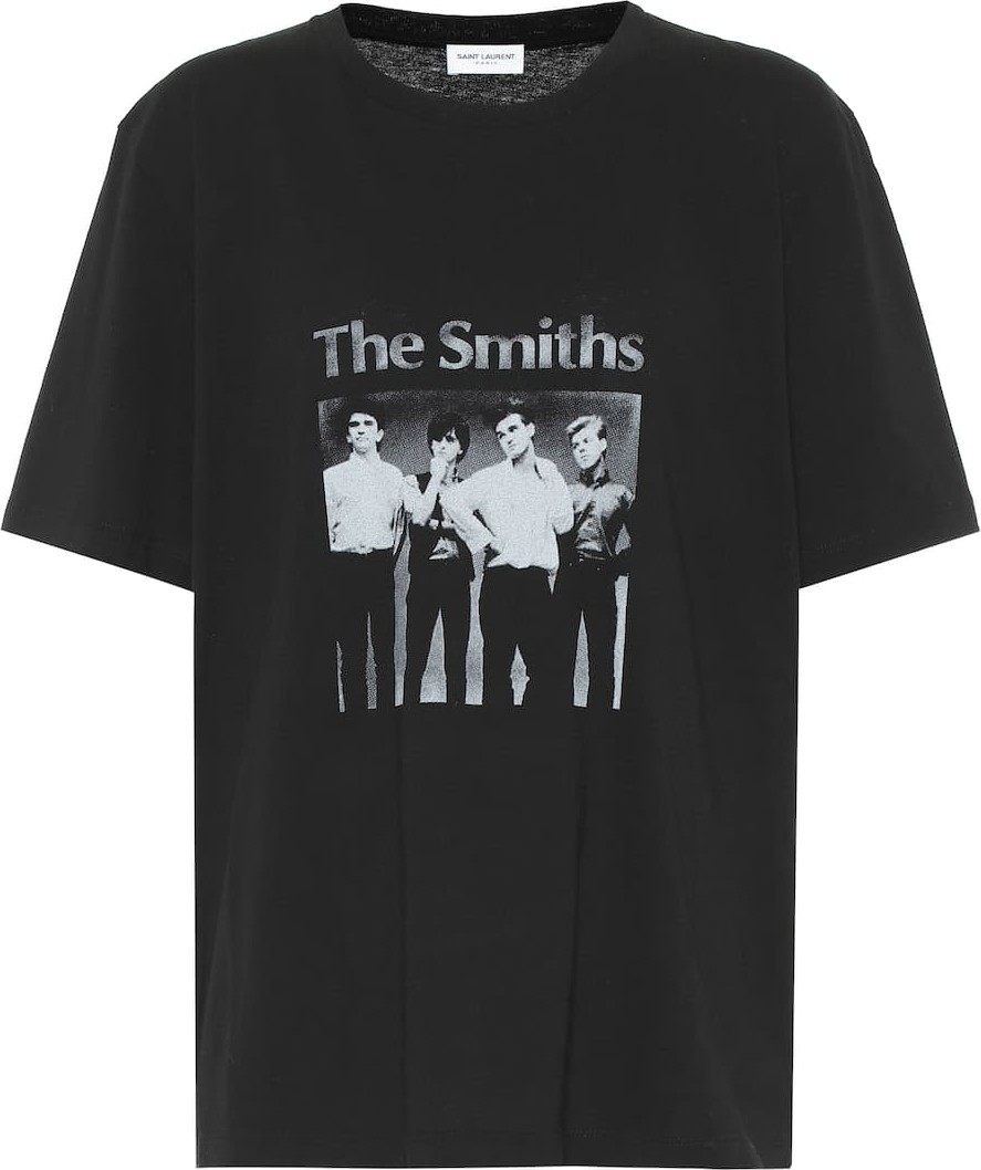 Saint Laurent Printed cotton T-shirt